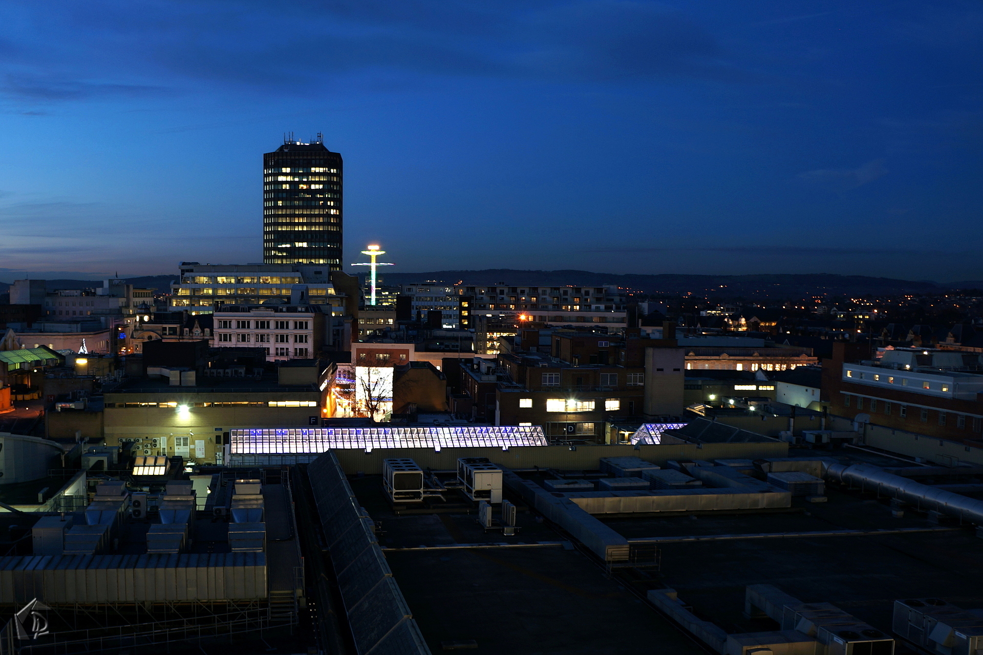 Night in Cardiff